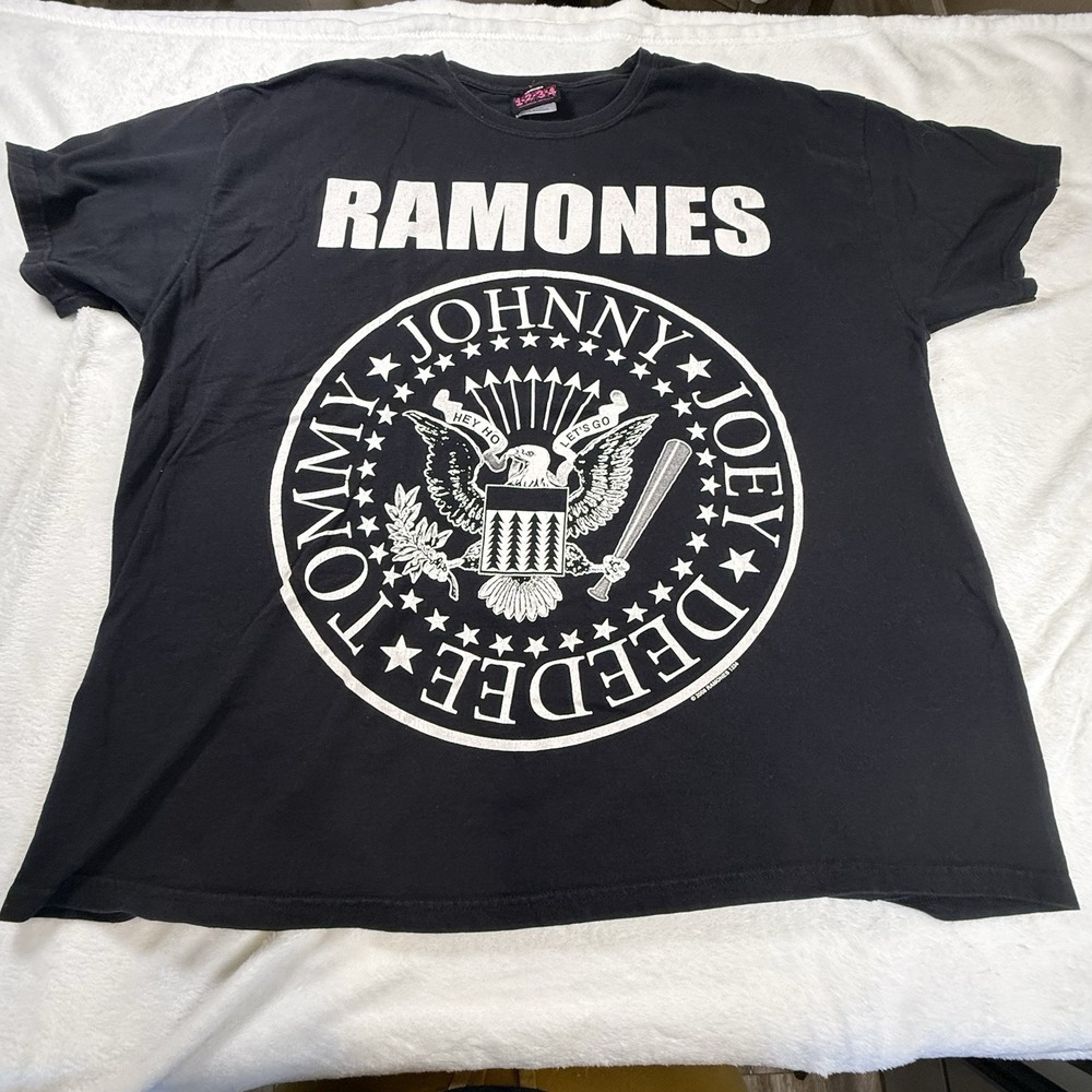 Ramones T Shirt Presidential Seal Logo 1234 Punk Rock Band Tee Mens 2XL Y2k